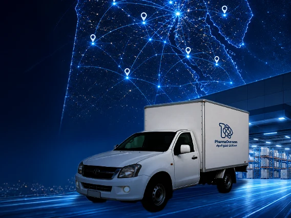Modern pharmaceutical distribution center and logistics hub in Egypt