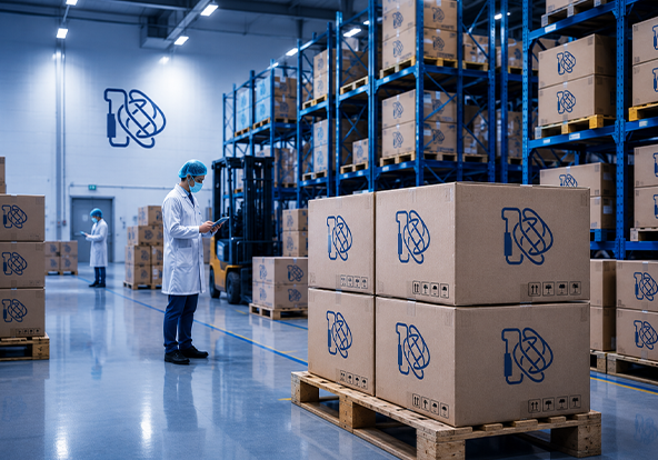 PharmaOverseas pharmaceutical warehouse with temperature-controlled storage
