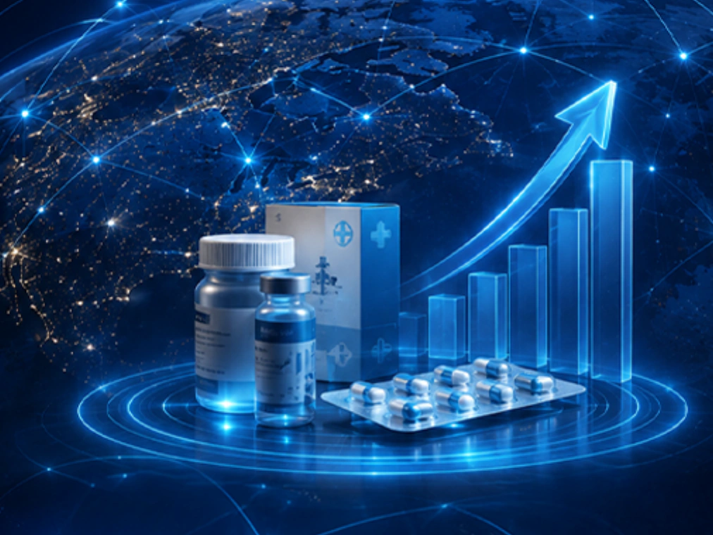 Modern Egyptian pharmacy with a diverse product portfolio